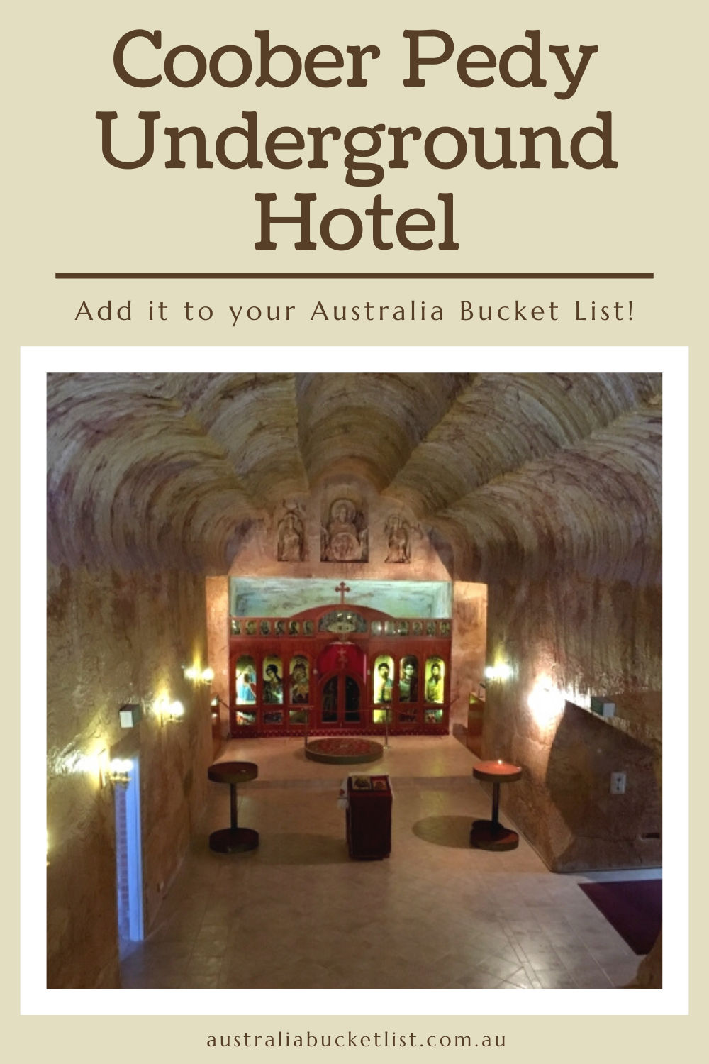 Coober Pedy Underground Hotel - Australia Bucket List