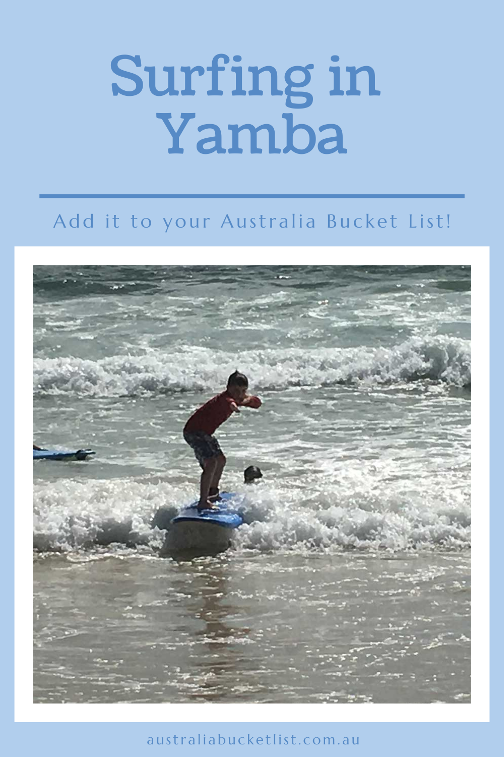 Surfing in Yamba