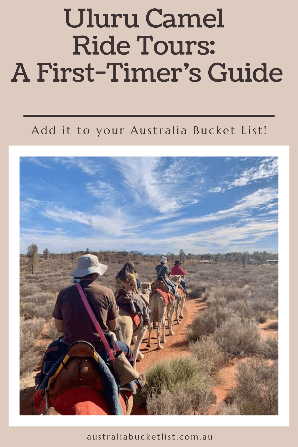 Uluru Camel Ride Tours