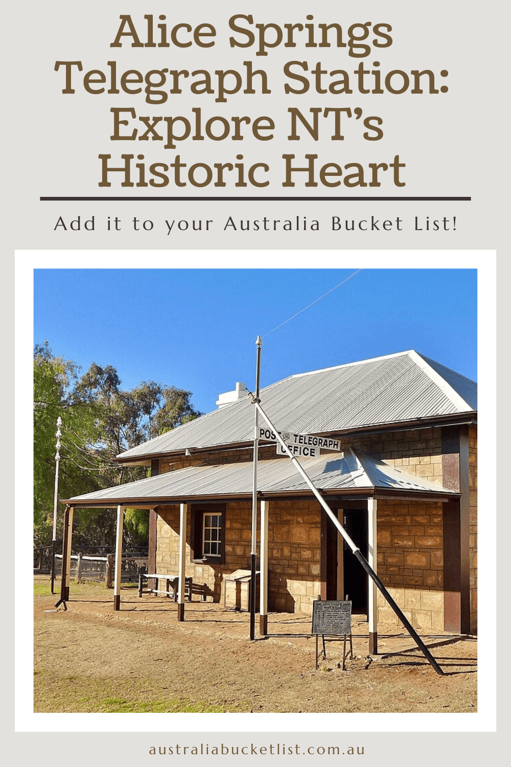 Alice Springs Telegraph Station